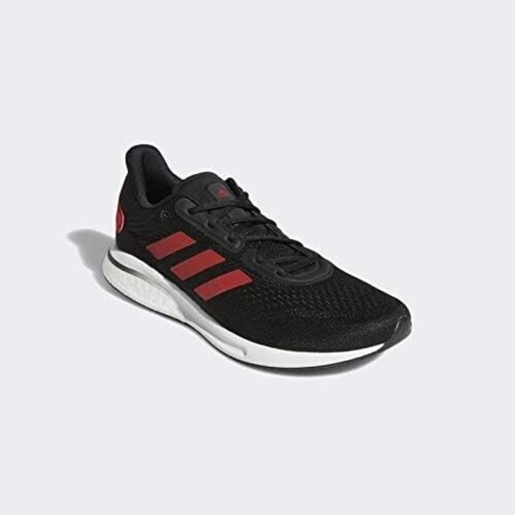 adidas Mens Supernova Running Shoe Color Core Black/Scarlet/Cloud White